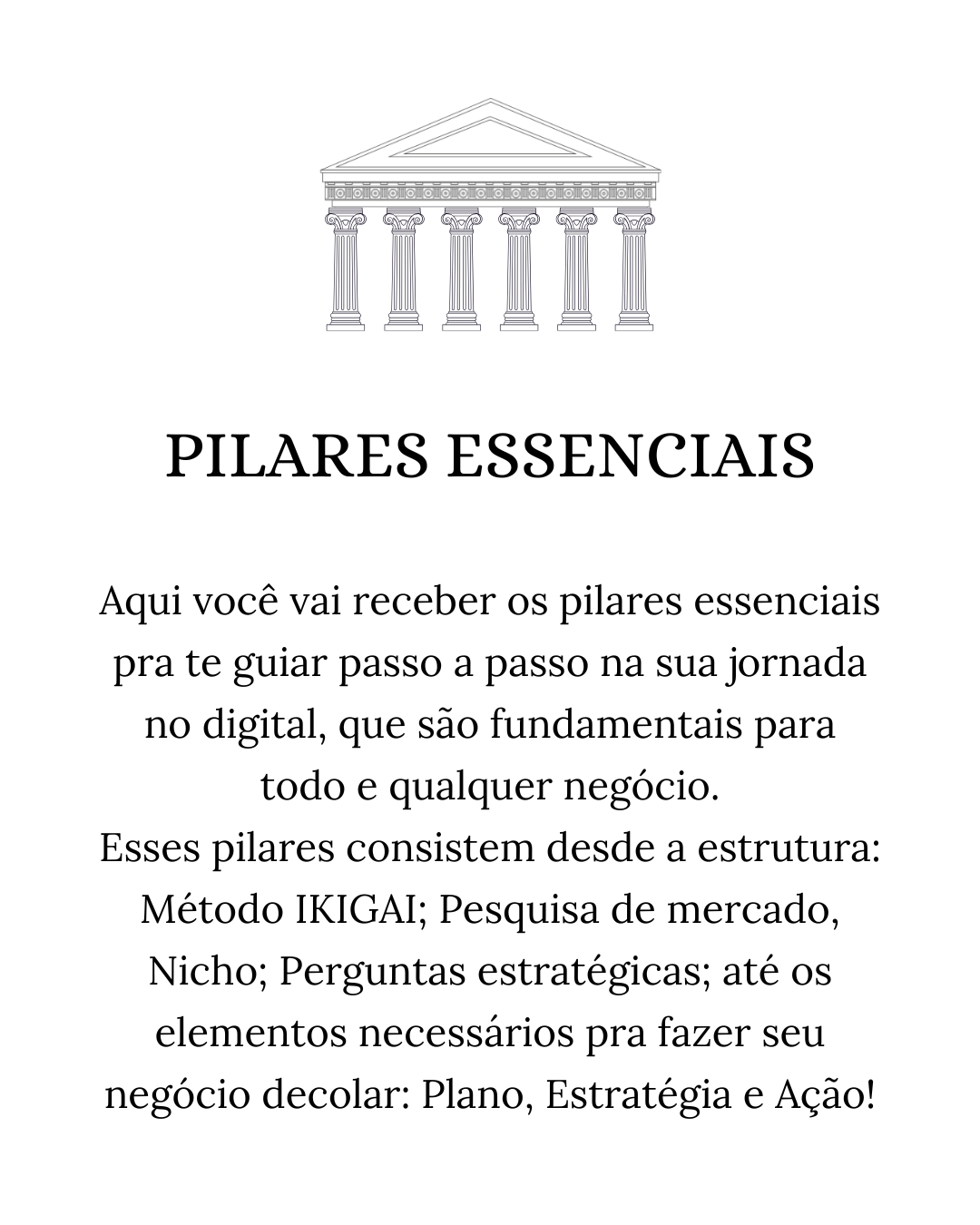 Pilares essenciais